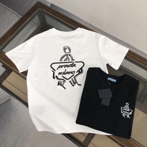 2024新入荷 プラダ Prada 半袖Tシャツ 実物の写真スーパーコピー服N品代引き対応国内発送後払い安全必ず届く人気サイト