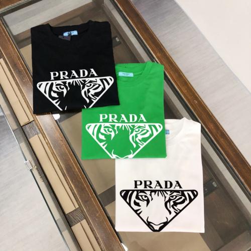 2024新入荷 プラダ Prada 半袖Tシャツ 実物の写真スーパーコピー服N品代引き対応国内発送後払い安全必ず届く人気サイト