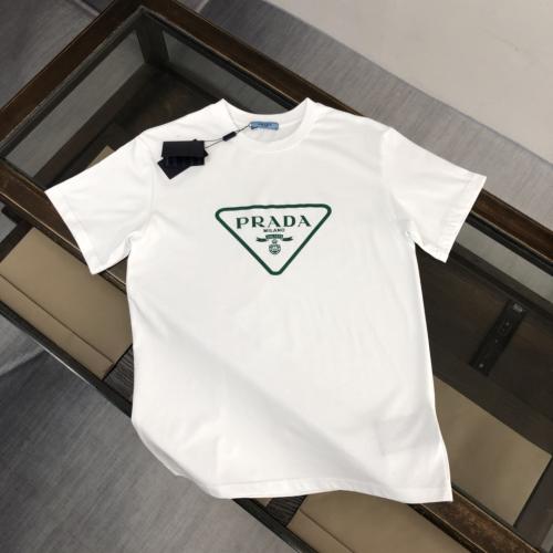 2024新入荷 プラダ Prada 半袖Tシャツ 実物の写真スーパーコピー服N品代引き対応国内発送後払い安全必ず届く人気サイト