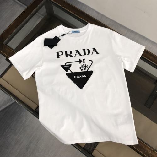 2024新入荷 プラダ Prada 半袖Tシャツ 実物の写真スーパーコピー服N品代引き対応国内発送後払い安全必ず届く人気サイト