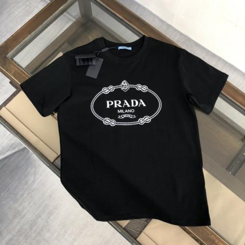 2024新入荷 プラダ Prada 半袖Tシャツ 実物の写真スーパーコピー服N品代引き対応国内発送後払い安全必ず届く人気サイト