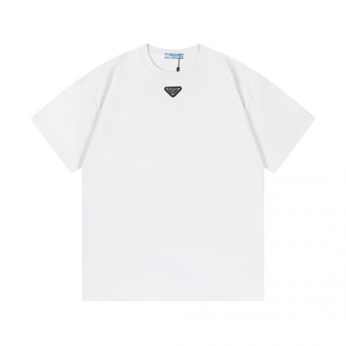 2024新入荷 プラダ Prada 半袖Tシャツ 実物の写真スーパーコピー服N品代引き対応国内発送後払い安全必ず届く人気サイト