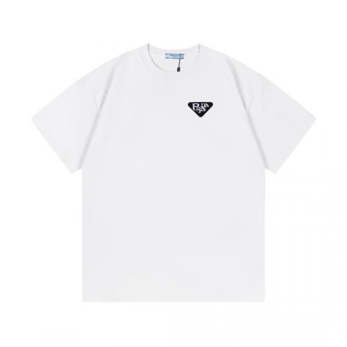 2024新入荷 プラダ Prada 半袖Tシャツ 実物の写真スーパーコピー服N品代引き対応国内発送後払い安全必ず届く人気サイト