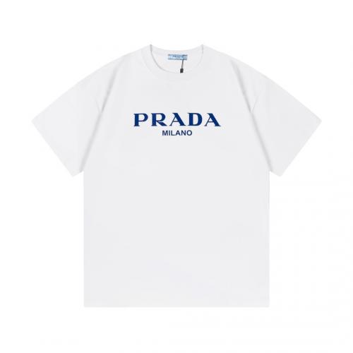 2024新入荷 プラダ Prada 半袖Tシャツ 実物の写真スーパーコピー服N品代引き対応国内発送後払い安全必ず届く人気サイト