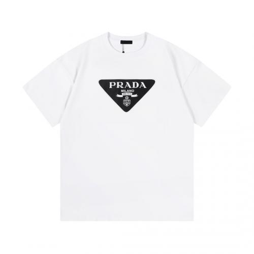 2024新入荷 プラダ Prada 半袖Tシャツ 実物の写真スーパーコピー服N品代引き対応国内発送後払い安全必ず届く人気サイト