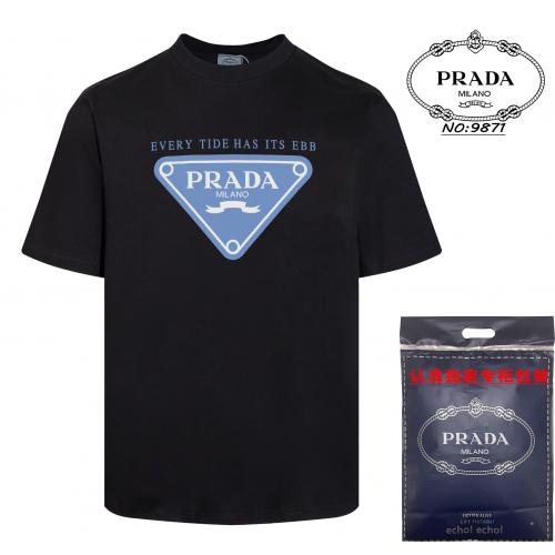 2024新入荷 プラダ Prada 半袖Tシャツ 実物の写真スーパーコピー服N品代引き対応国内発送後払い安全必ず届く人気サイト