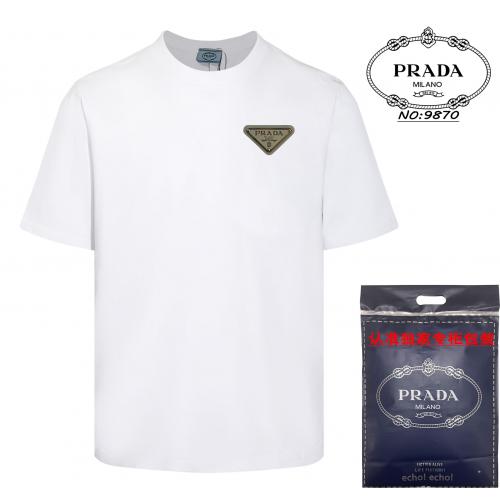 2024新入荷 プラダ Prada 半袖Tシャツ 実物の写真スーパーコピー服N品代引き対応国内発送後払い安全必ず届く人気サイト