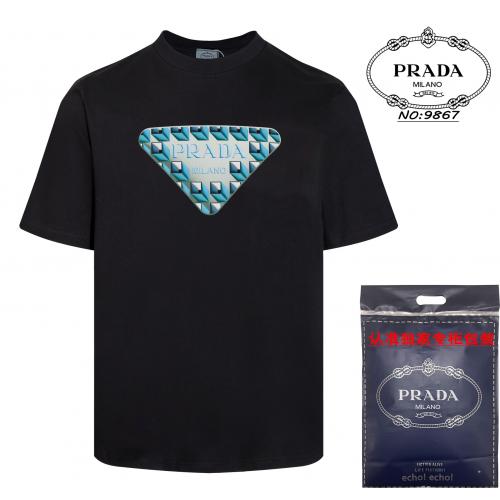 2024新入荷 プラダ Prada 半袖Tシャツ 実物の写真スーパーコピー服N品代引き対応国内発送後払い安全必ず届く人気サイト