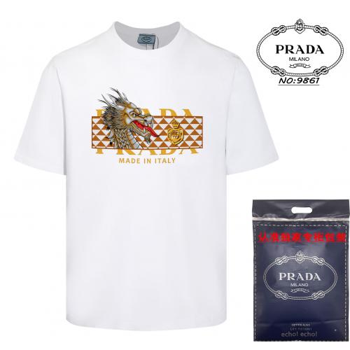 2024新入荷 プラダ Prada 半袖Tシャツ 実物の写真スーパーコピー服N品代引き対応国内発送後払い安全必ず届く人気サイト