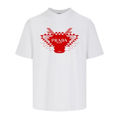 2024新入荷 プラダ Prada 半袖Tシャツ 実物の写真スーパーコピー服N品代引き対応国内発送後払い安全必ず届く人気サイト