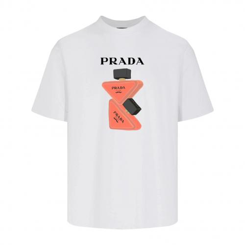 2024新入荷 プラダ Prada 半袖Tシャツ 実物の写真スーパーコピー服N品代引き対応国内発送後払い安全必ず届く人気サイト