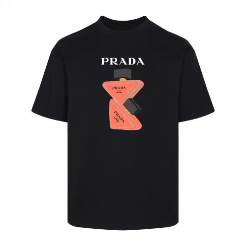 2024新入荷 プラダ Prada 半袖Tシャツ 実物の写真スーパーコピー服N品代引き対応国内発送後払い安全必ず届く人気サイト