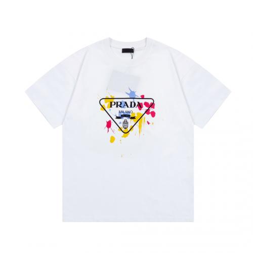 2024新入荷 プラダ Prada 半袖Tシャツ 実物の写真スーパーコピー服N品代引き対応国内発送後払い安全必ず届く人気サイト