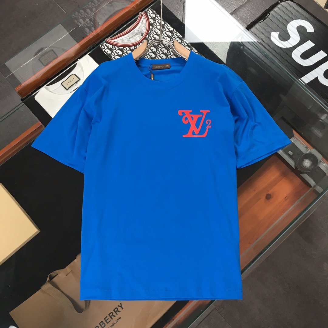 最高品質N品ルイヴィトン Louis Vuitton 半袖Tシャツ 実物の写真 メンズ/レディース スーパーコピー服代引き可能国内発送後払い安全必ず届く信用できるサイト