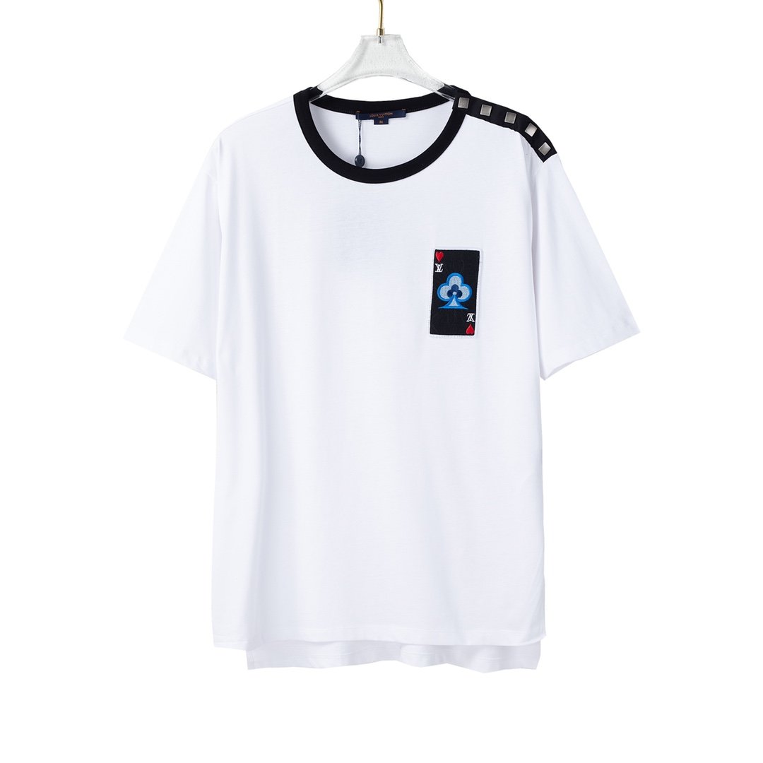 最高品質N品ルイヴィトン Louis Vuitton 半袖Tシャツ 実物の写真 メンズ/レディース スーパーコピー服代引き可能国内発送後払い安全必ず届く信用できるサイト