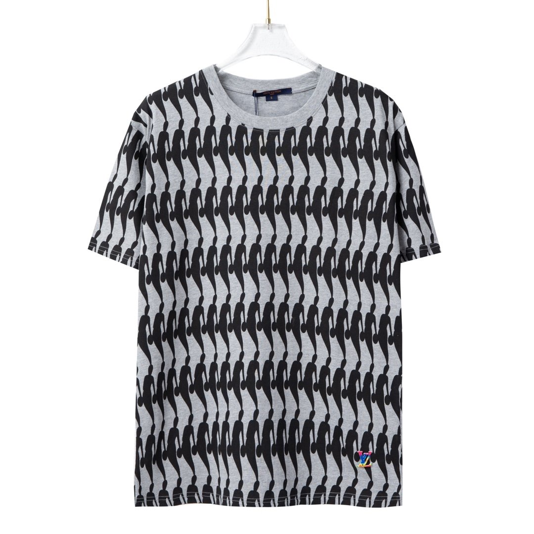 最高品質N品ルイヴィトン Louis Vuitton 半袖Tシャツ 実物の写真 メンズ/レディース スーパーコピー服代引き可能国内発送後払い安全必ず届く信用できるサイト