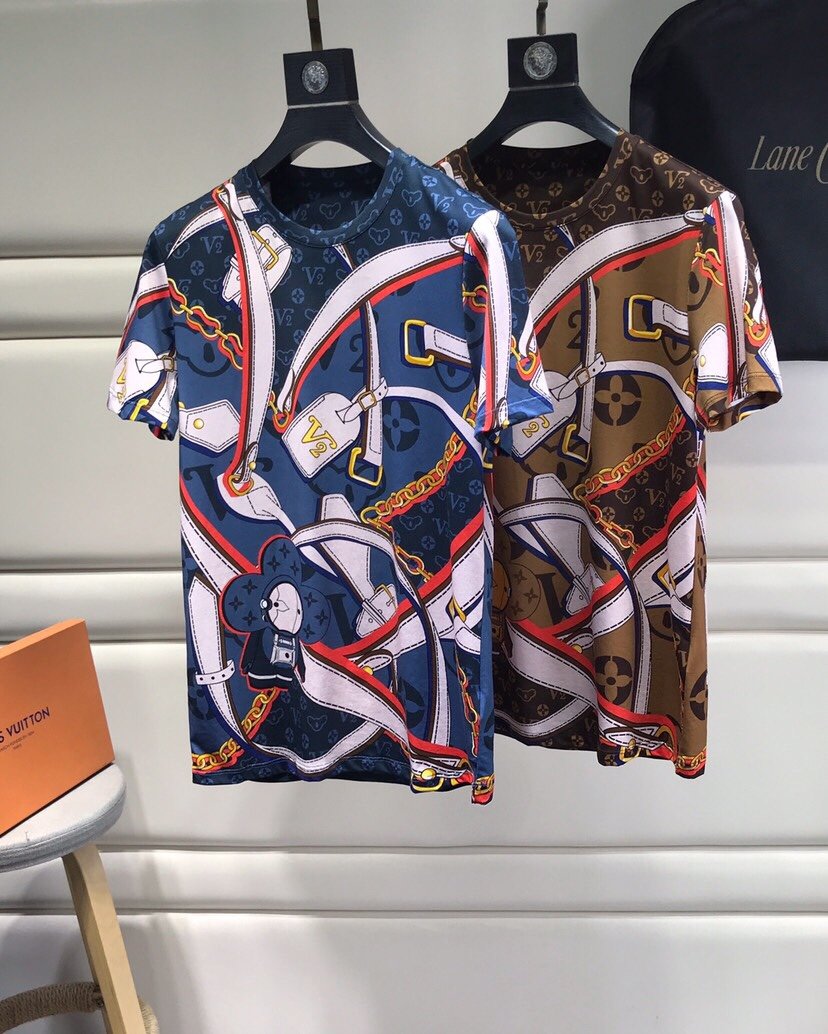 最高品質N品ルイヴィトン Louis Vuitton 半袖Tシャツ 実物の写真 メンズ/レディース スーパーコピー服代引き可能国内発送後払い安全必ず届く信用できるサイト