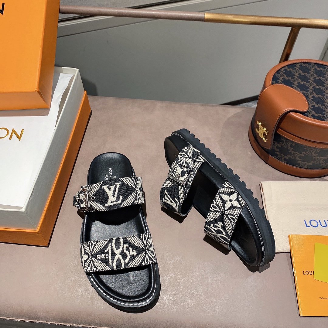 上質 大人気 ルイヴィトン Louis Vuitton サンダル 実物の写真 N品スーパーコピー代引き可能国内発送後払い安全必ず届く信用できるサイト