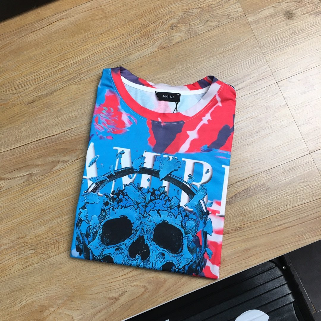 NEW☆大人気Amiriアミリ 半袖Tシャツ 実物の写真 N品スーパーコピー服代引き対応国内発送後払い安全必ず届く優良サイト
