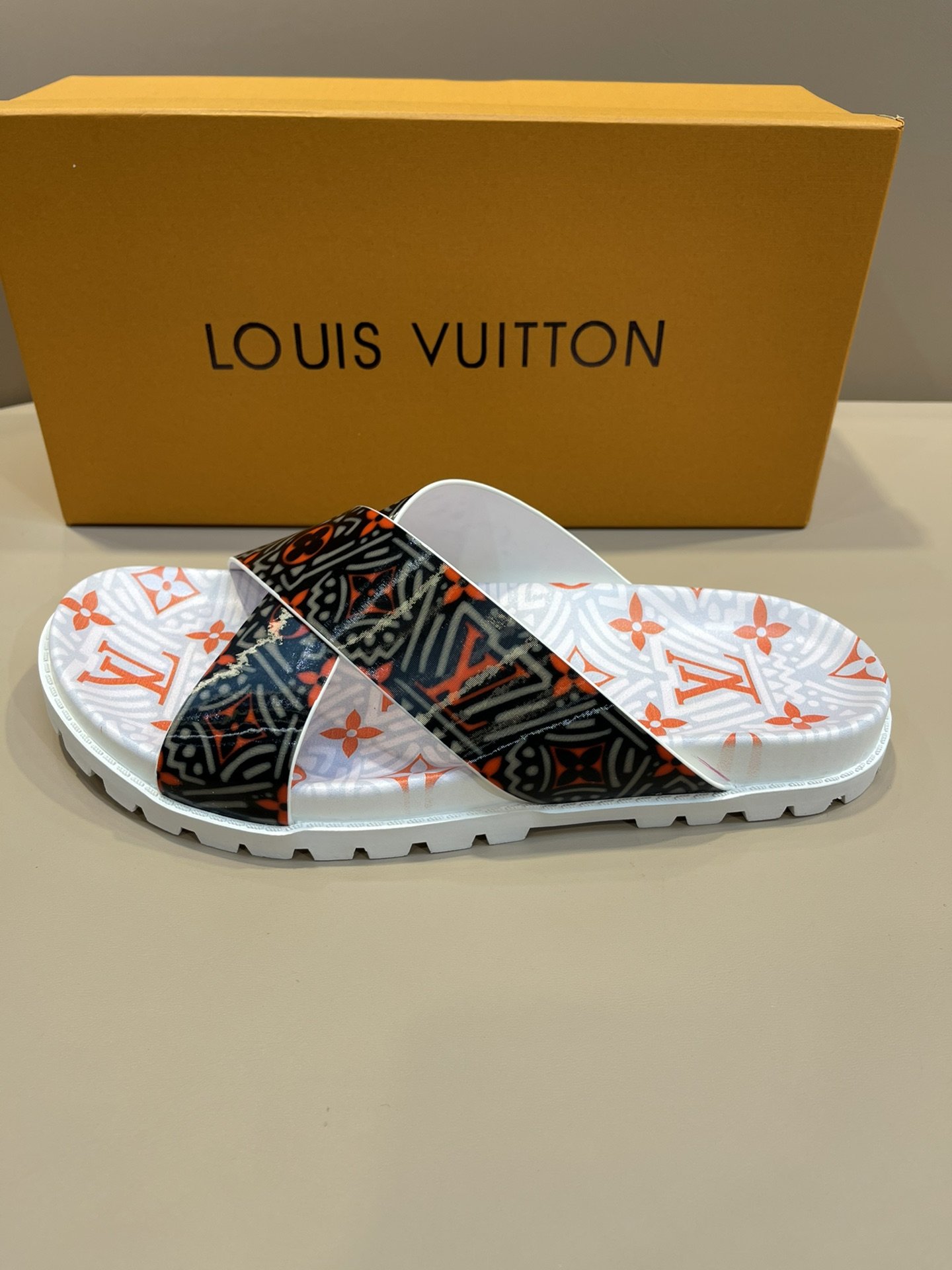 上質 大人気 ルイヴィトン Louis Vuitton サンダル 実物の写真 N品スーパーコピー代引き可能国内発送後払い安全必ず届く信用できるサイト