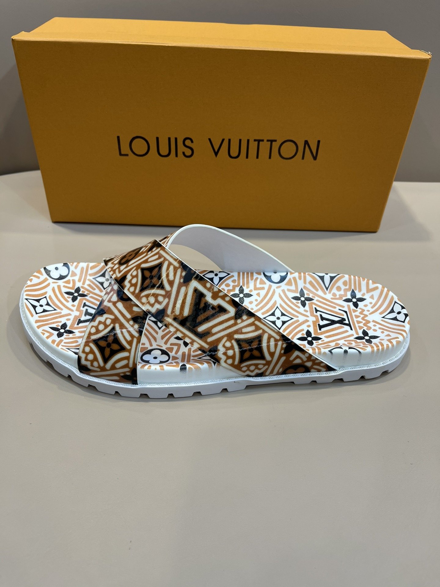 上質 大人気 ルイヴィトン Louis Vuitton サンダル 実物の写真 N品スーパーコピー代引き可能国内発送後払い安全必ず届く信用できるサイト