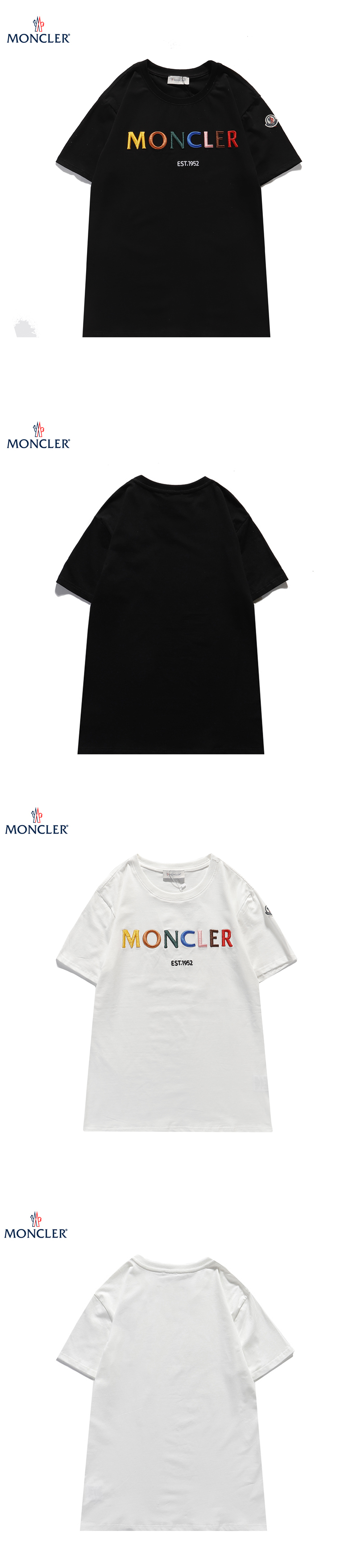 国内発送後払いモンクレール Moncler 半袖 メンズ/レディース Tシャツ 実物の写真 スーパーコピーTシャツN品代引き対応送料無料安全必ず届く信用できるサイト