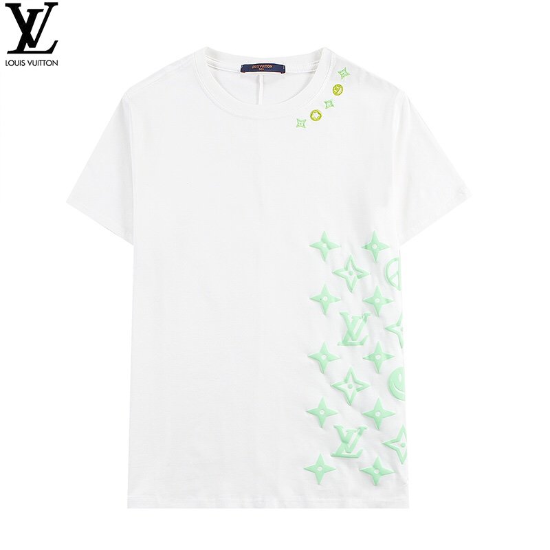 絶大な人気を誇るルイヴィトン Louis Vuitton 半袖 Tシャツ 3色 メンズ/レディース 実物の写真 スーパーコピー代引き対応国内発送後払い送料無料安全必ず届く信用できるサイト_半袖