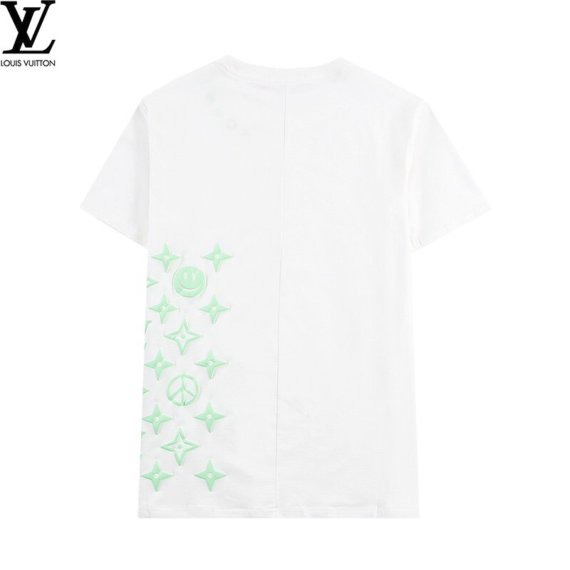 絶大な人気を誇るルイヴィトン Louis Vuitton 半袖 メンズ/レディース 実物の写真 スーパーコピーTシャツ代引き対応国内発送後払い送料無料安全必ず届く信用できるサイト