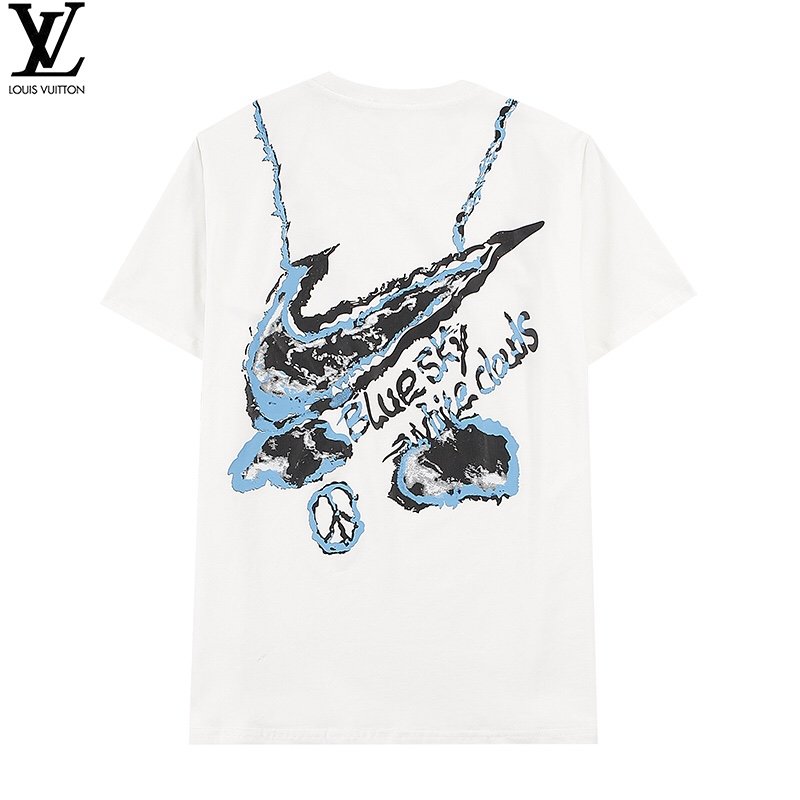 絶大な人気を誇るルイヴィトン Louis Vuitton 半袖 メンズ/レディース 実物の写真 スーパーコピーTシャツ代引き対応国内発送後払い送料無料安全必ず届く信用できるサイト