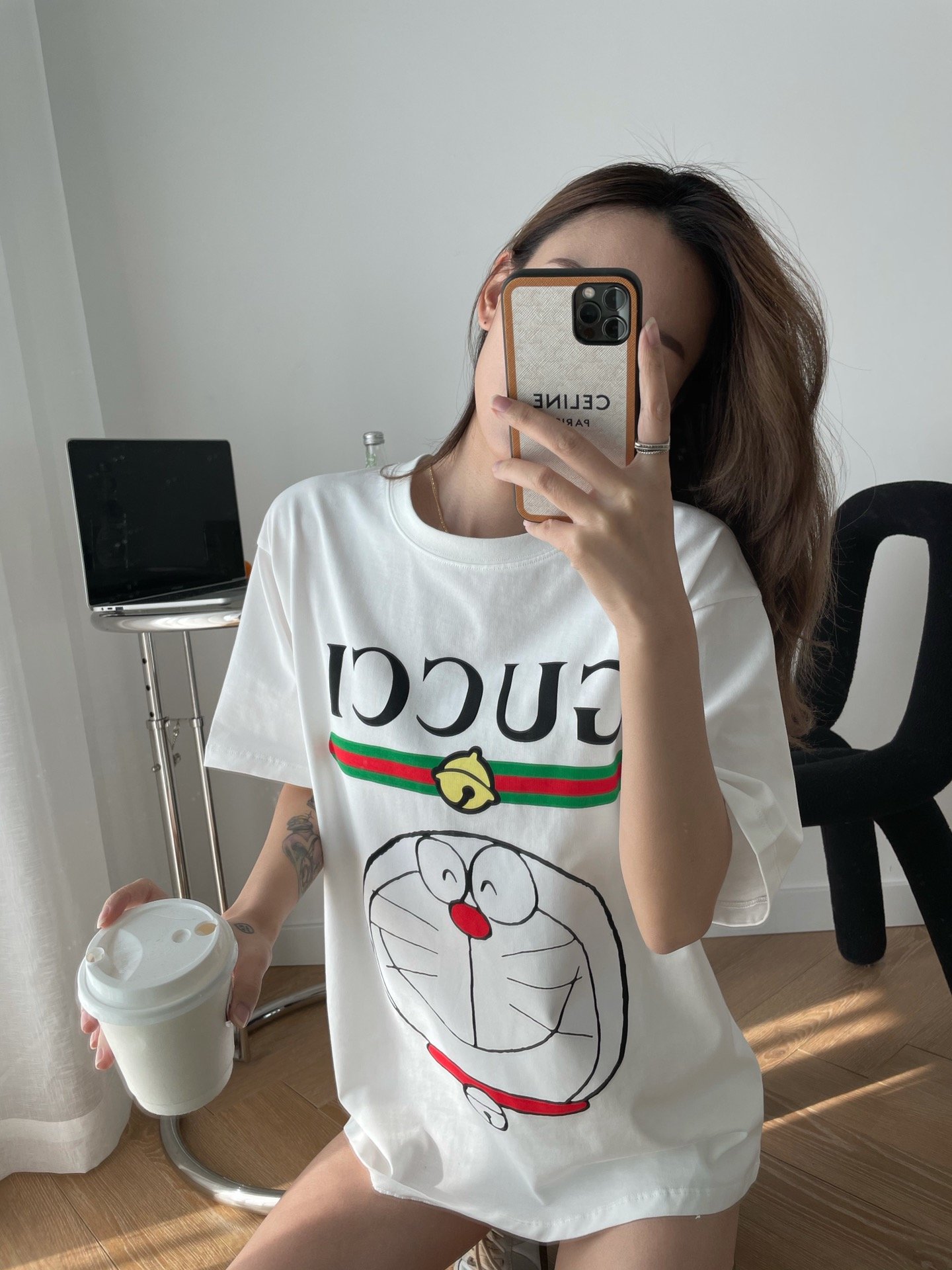 人気が爆発 Gucci グッチ Tシャツ メンズ/レディース ラウンドネック半袖  実物の写真 スーパーコピーN品代引き対応国内発送後払い送料無料安全必ず届く信用できるサイト