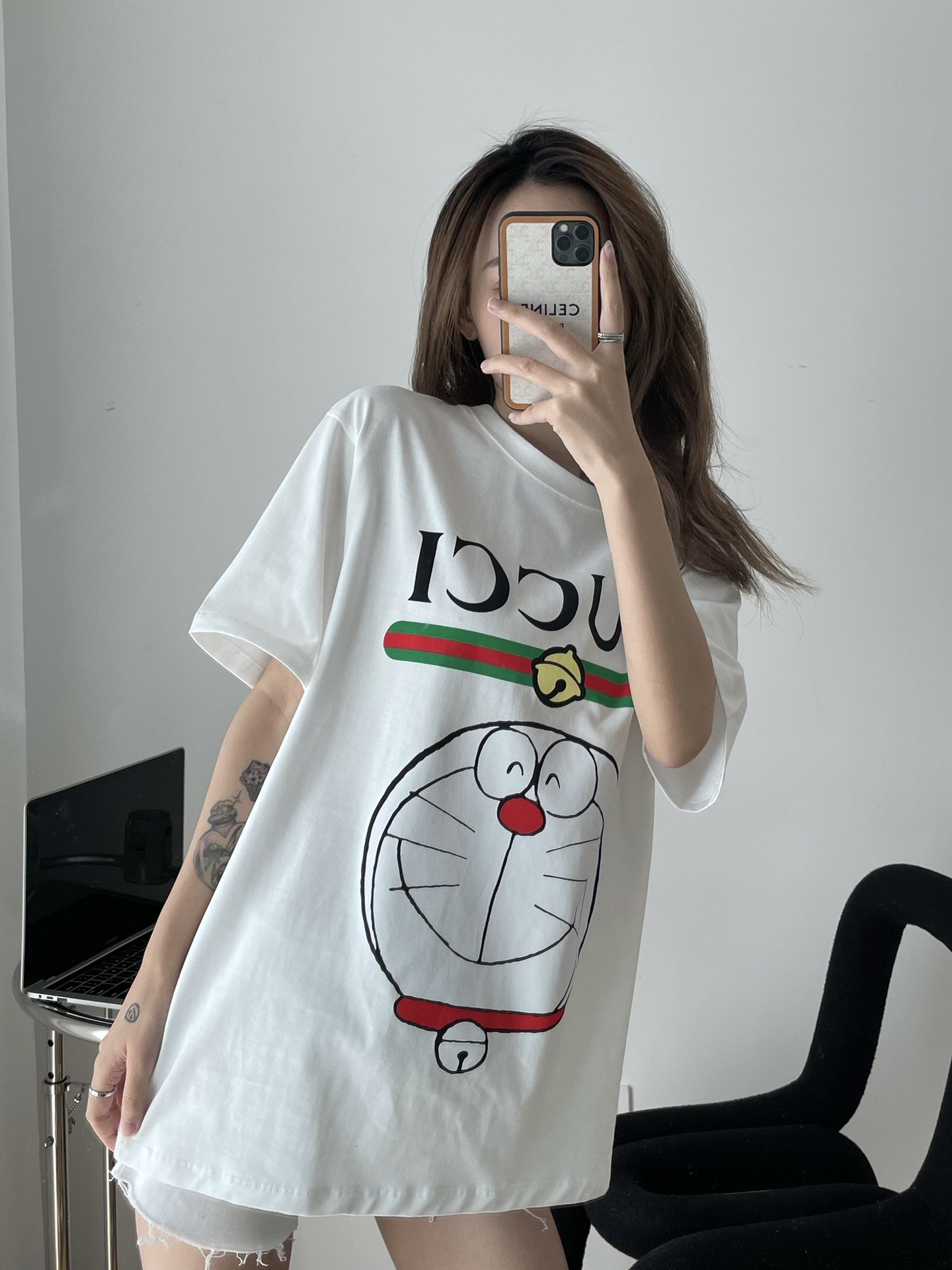 人気が爆発 Gucci グッチ Tシャツ メンズ/レディース ラウンドネック半袖  実物の写真 スーパーコピーN品代引き対応国内発送後払い送料無料安全必ず届く信用できるサイト